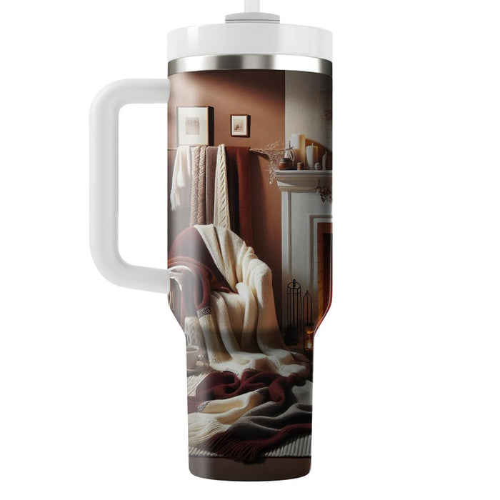 Winter Hearthside Moments  Travel Tumblers