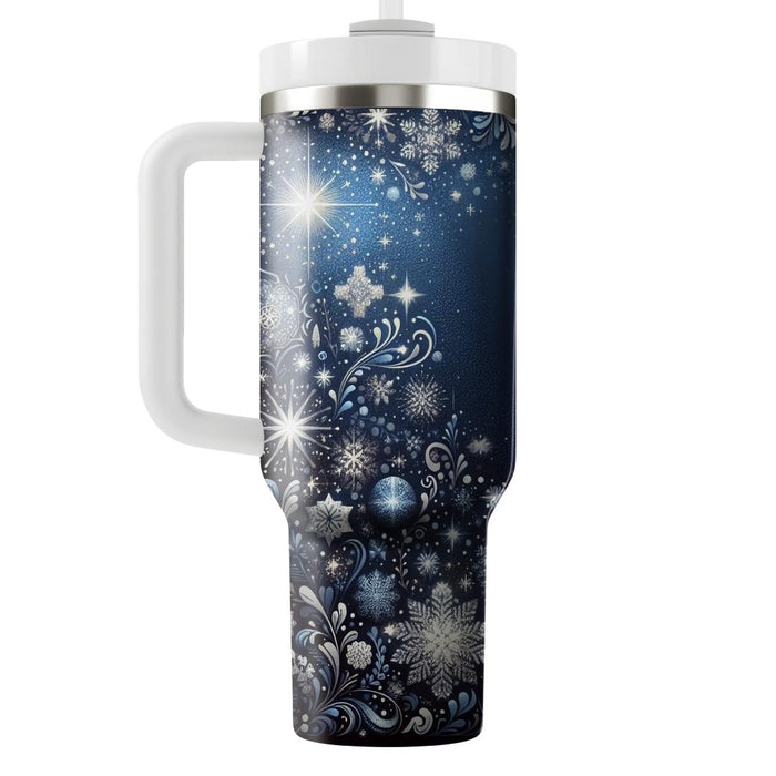 Winter Night Sparkle  Insulated Tumblers