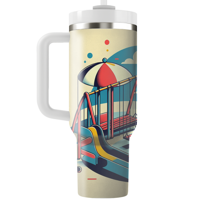 Retro Playground Travel Tumblers