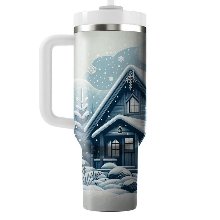 Winter Wonderland Cabin  Custom Tumblers