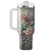 Winter Frosty Floral  Travel Tumblers