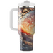 Sunset Floral Embrace  Custom Tumblers