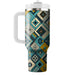 Geometric Retro Diamonds  Insulated Tumblers