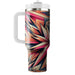 Abstract Starburst Pattern  Personalized Tumblers