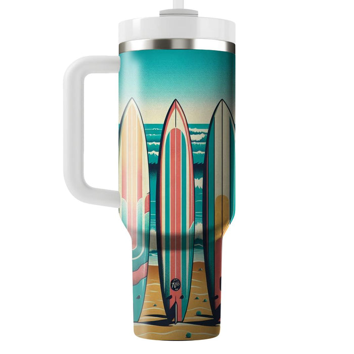 Retro Surfboard Collection  Decorative Tumblers