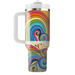 Whimsical Rainbow Swirls  Unique Tumblers