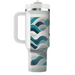 Contemporary Geometric Waves  Decorative Tumblers