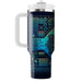 Futuristic Neon Matrix  Personalized Tumblers