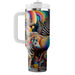 Zany Zebra Patterns  Personalized Tumblers