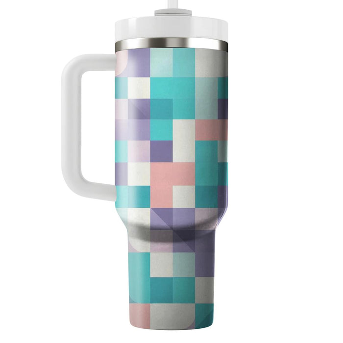 Bright Pastel Checker  Tumblers For Gifts