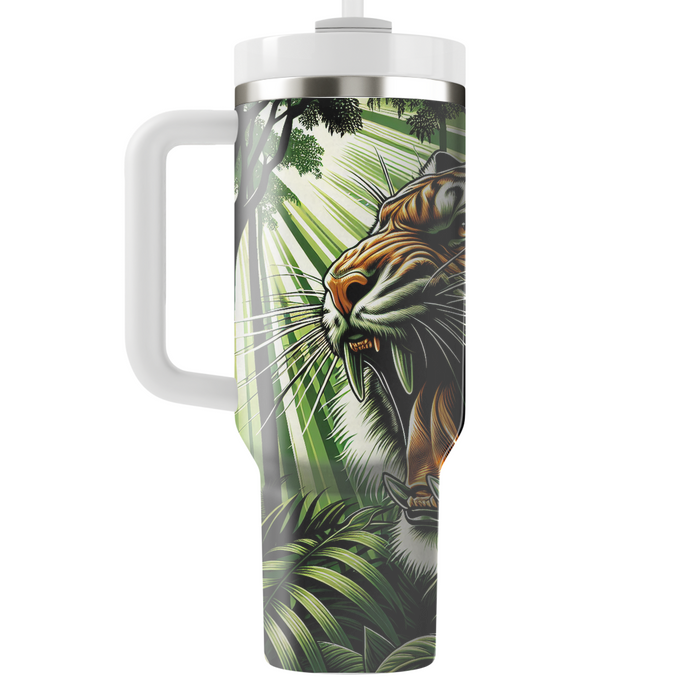 Dynamic Tiger Roar  Tumblers With Lids