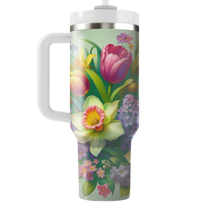 Spring Garden Gathering  Personalized Tumblers