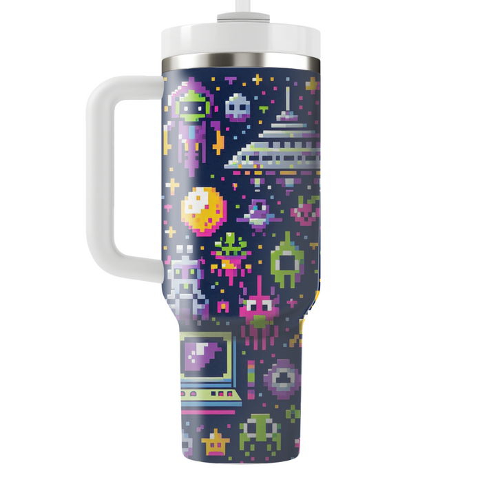 Space Invaders Extravaganza Custom Tumblers