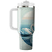 Serene Swan Elegance  Travel Tumblers