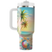 Tropical Retreat - International Beach Day  Decorative Tumblers