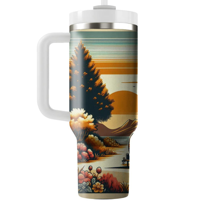 Vintage Caravan Dreams  Tumbler Cups