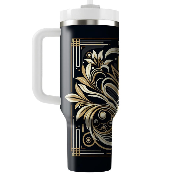 Timeless Art Deco  Personalized Tumblers