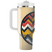 Bold Chevron Splash  Unique Tumblers