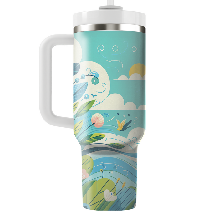 Spring Fresh Breeze  Tumbler Cups