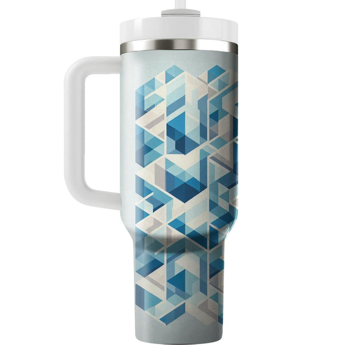 Geometric Facets  Travel Tumblers