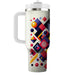 Artful Geometric Collage  Insulated Tumblers