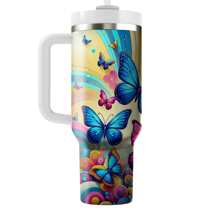  Butterfly Burst  Personalized Tumblers