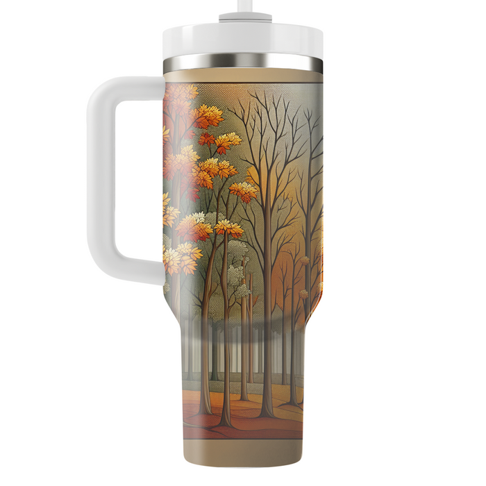 Autumn Forest Escape  Tumbler Cups