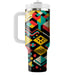 Vibrant Checkerboard  Travel Tumblers