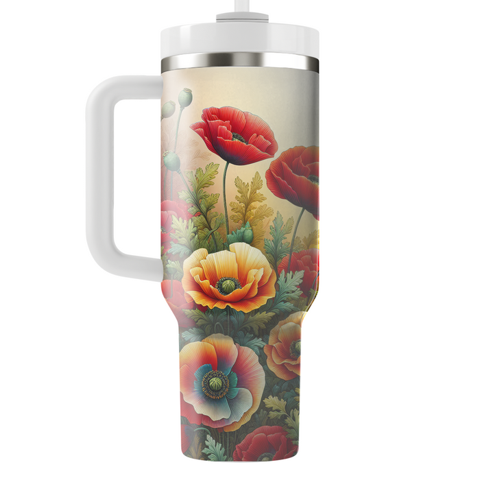 Sunset Poppy  Custom Tumblers