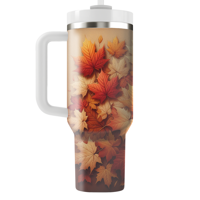 Autumn Maple Delight  Personalized Tumblers