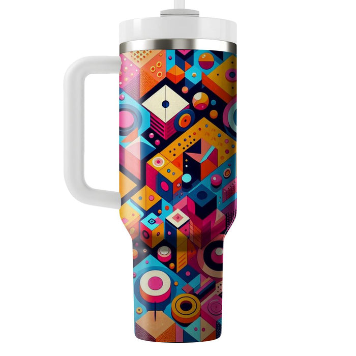 Geometric Funk  Tumbler Cups