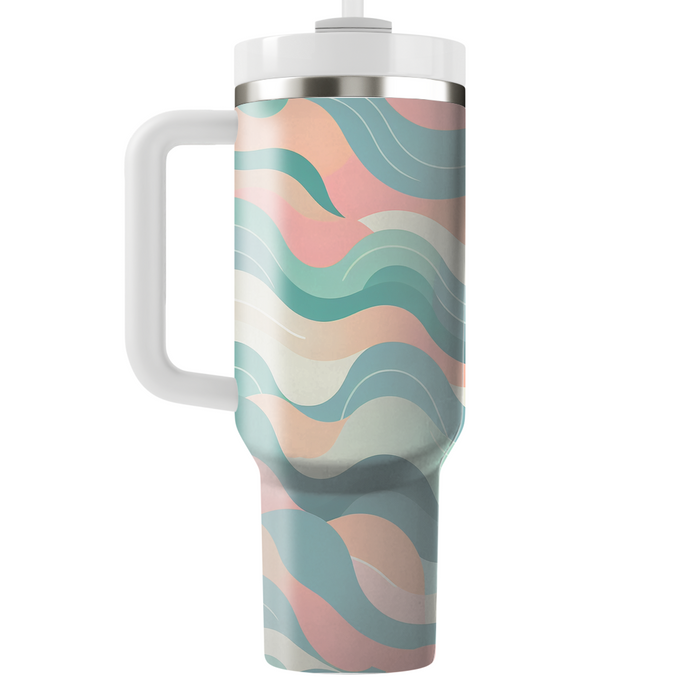 Soft Waves Pattern  Insulated Tumblers