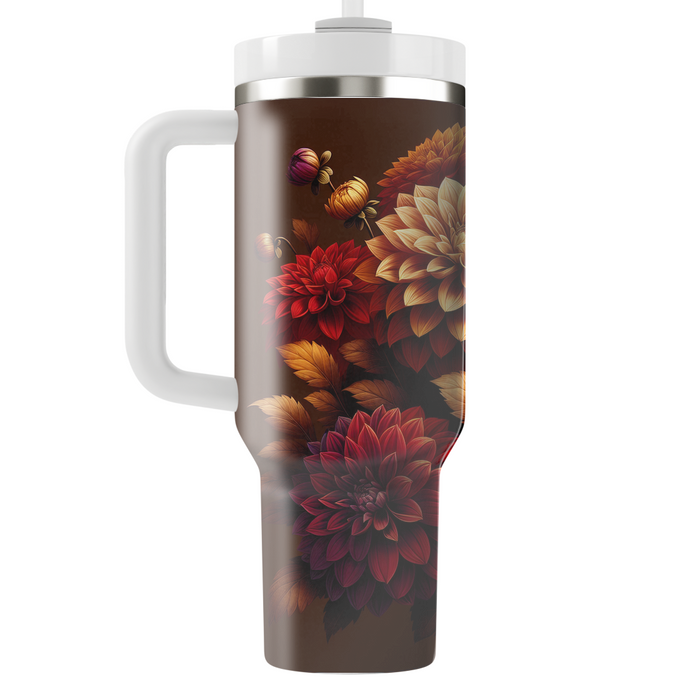 Autumn Dahlia Dream  Custom Tumblers