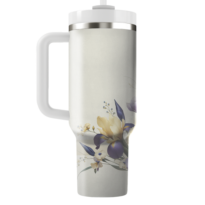 Blooming Iris Wonder  Insulated Tumblers