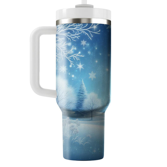 Winter Wonderland Glistening  Custom Tumblers