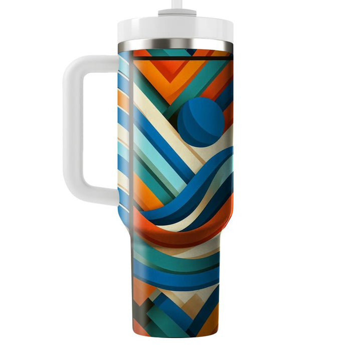 Bold Stripe Pattern  Personalized Tumblers