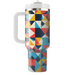 Bold Triangle Patchwork Custom Tumblers