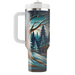 Winter Starlit Cabin  Tumbler Cups