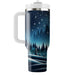 Winter Snowy Night Sky  Tumblers With Lids