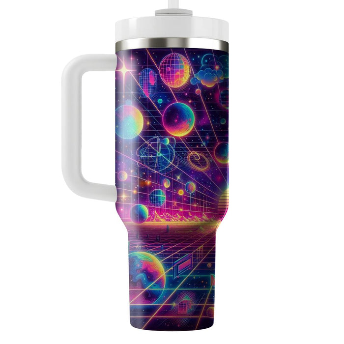 Vaporwave Cosmos  Decorative Tumblers