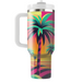 Tropical Retro  Tumbler Cups