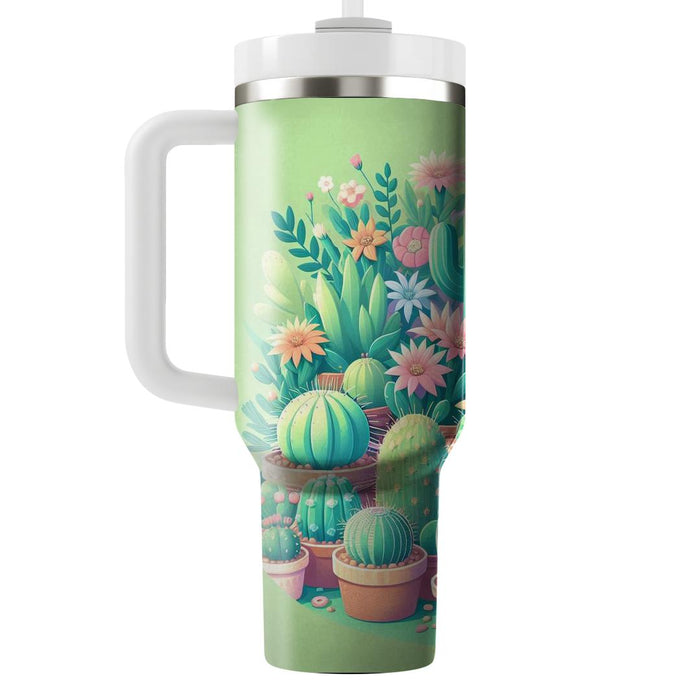 Cactus Oasis  Travel Tumblers