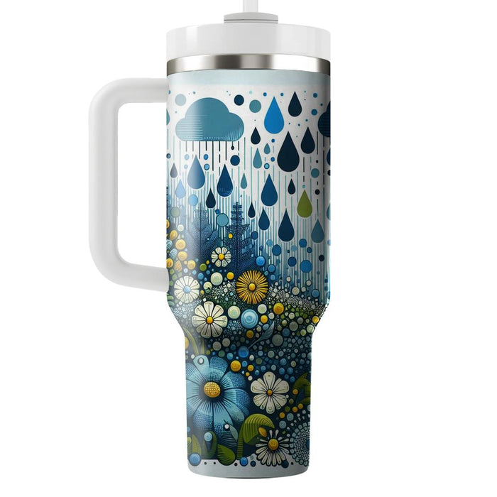 Spring Rain Shower  Tumblers For Gifts