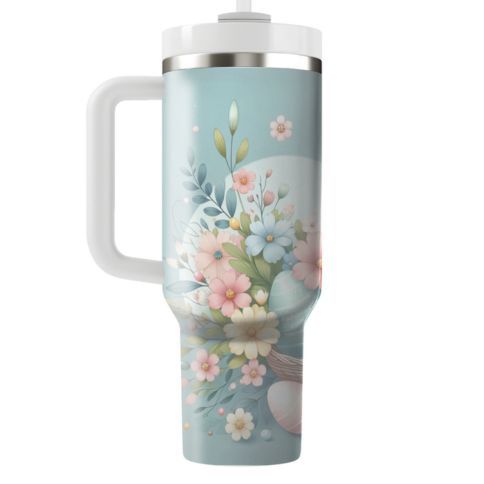 Floral Easter Celebration Tumblers With Lids