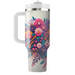 Vivid Floral Cascade  Tumbler Cups