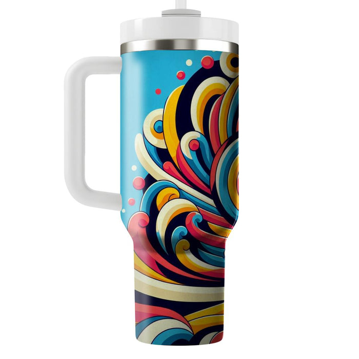 Dynamic Spirals  Insulated Tumblers