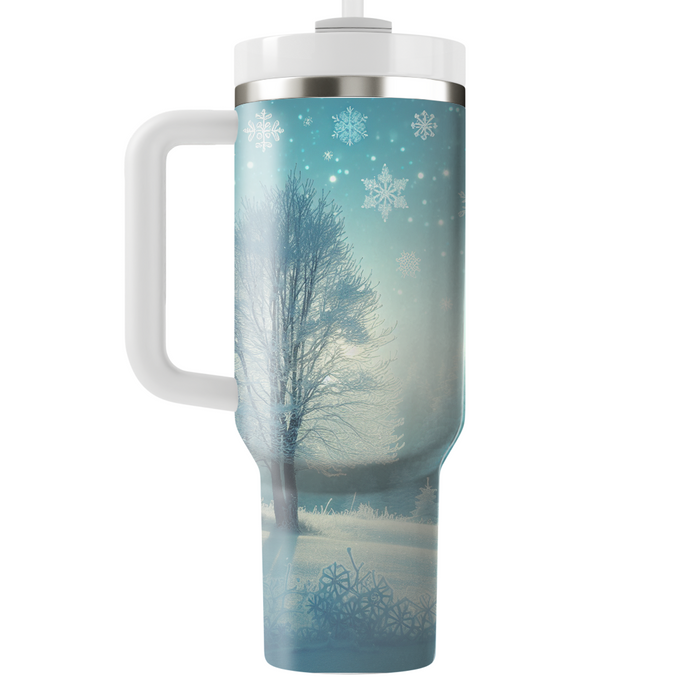 Winter Frosted Wonderland  Tumbler Cups