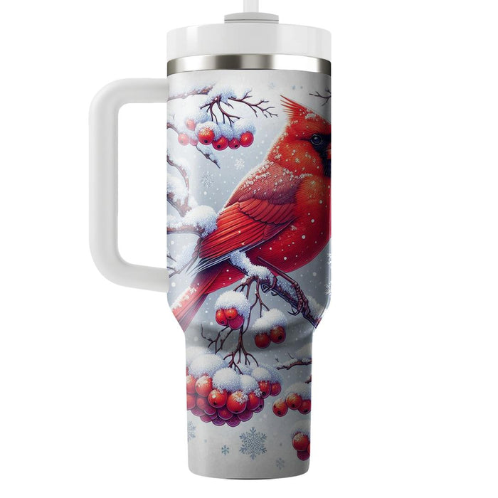 Winter Cardinal Serenade  Tumblers For Gifts