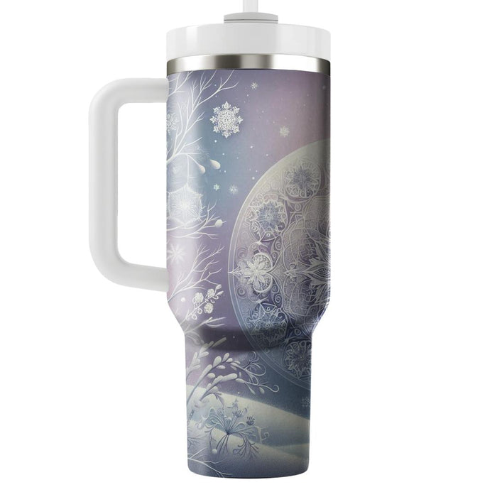 Winter Frosted Fantasy  Travel Tumblers