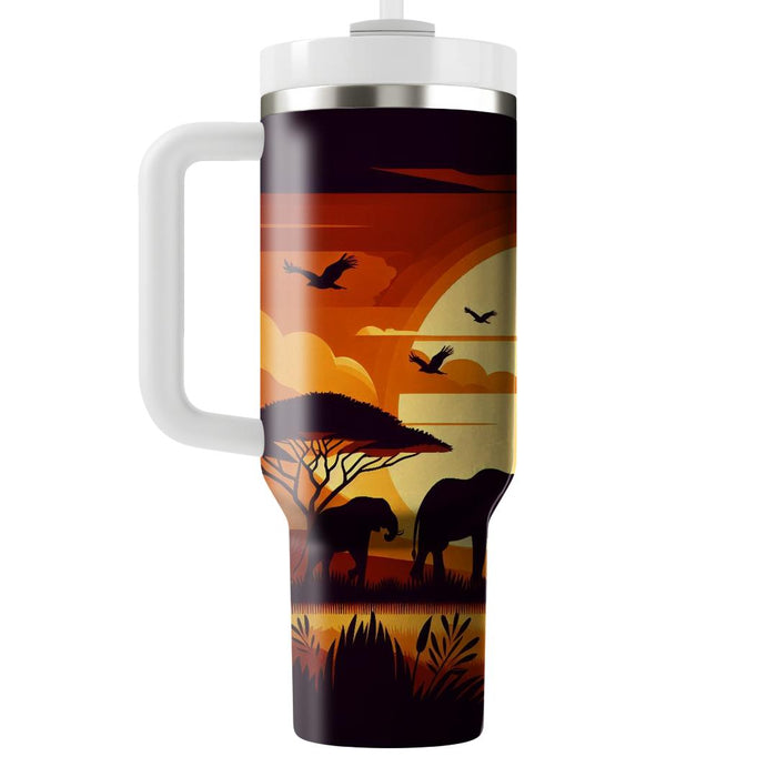 Bold Safari Adventure  Personalized Tumblers